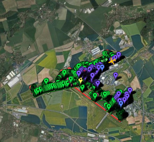 Pilot2ATC Prague LKPR Taxiways and Gates
