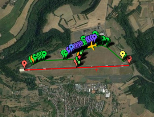 Pilot2ATC Saarbrücken EDDR Taxiways and Gates