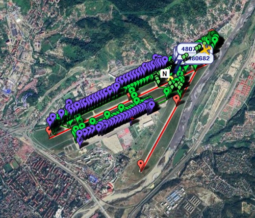 Pilot2ATC Sochi URSS Taxiways and Gates