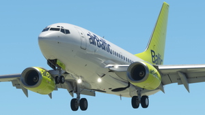 PMDG 737-600 AirBaltic YL-BBE [based on 737-500 YL-BBE] thumbnail 1