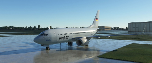 PMDG 737-700 Livery Bundesmarine (fictional)