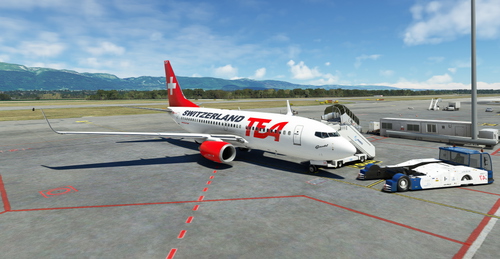 PMDG 737-700 TEA Switzerland HB-IIH [4K]