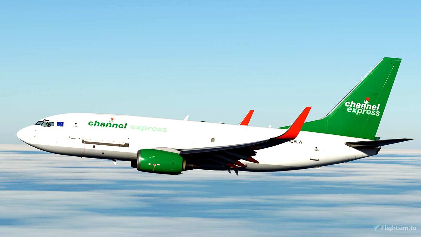 PMDG 737-700BDSF Channel Express (G-CELW) pour Microsoft Flight ...