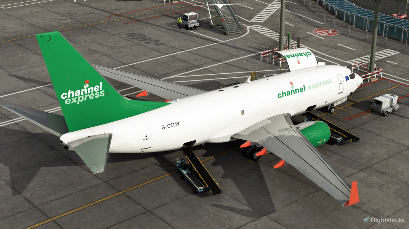 PMDG 737-700BDSF Channel Express (G-CELW) for Microsoft Flight ...