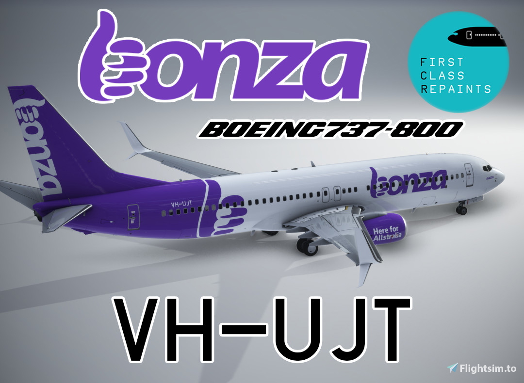PMDG 737-800 Bonza VH-UJT - Image 1