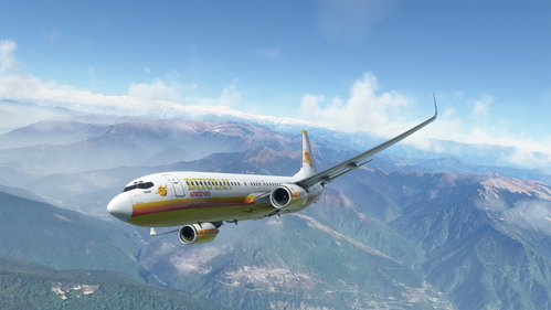 PMDG 737-800 Bhutan Airlines (A5-DOT)
