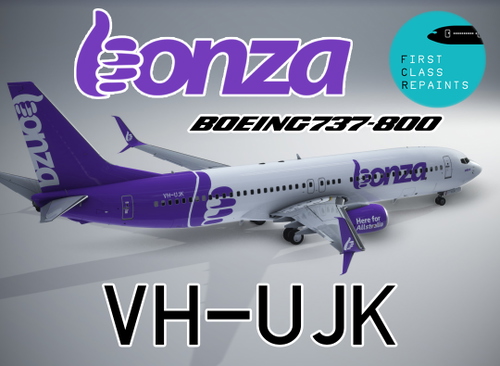 PMDG 737-800 Bonza VH-UJK