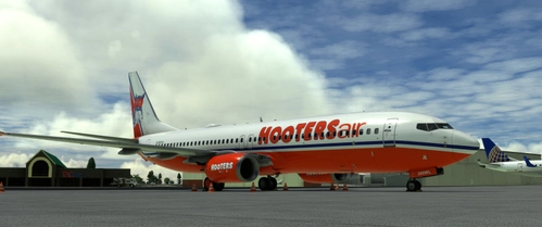 PMDG 737-800 Hooters Air (N680WL)