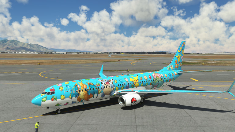 PMDG 737-800 Pokemon Gen 1 for Microsoft Flight Simulator | MSFS