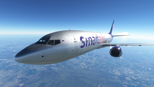 PMDG 737-800 Smartavia RA-73657 Metalic