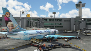 PMDG 737-800 WestJet Walt Disney World - Frozen Livery(Fictional) thumbnail 6