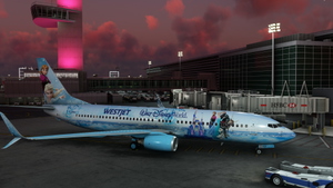 PMDG 737-800 WestJet Walt Disney World - Frozen Livery(Fictional) thumbnail 7