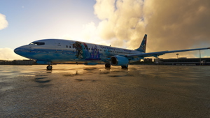 PMDG 737-800 WestJet Walt Disney World - Frozen Livery(Fictional) thumbnail 2