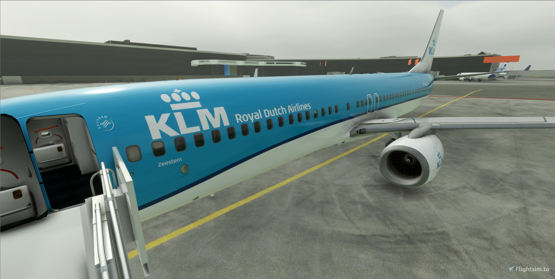 KLMオランダ航空 737-700 PH-BGG 1/200 NGmodel KLMオランダ航空 737