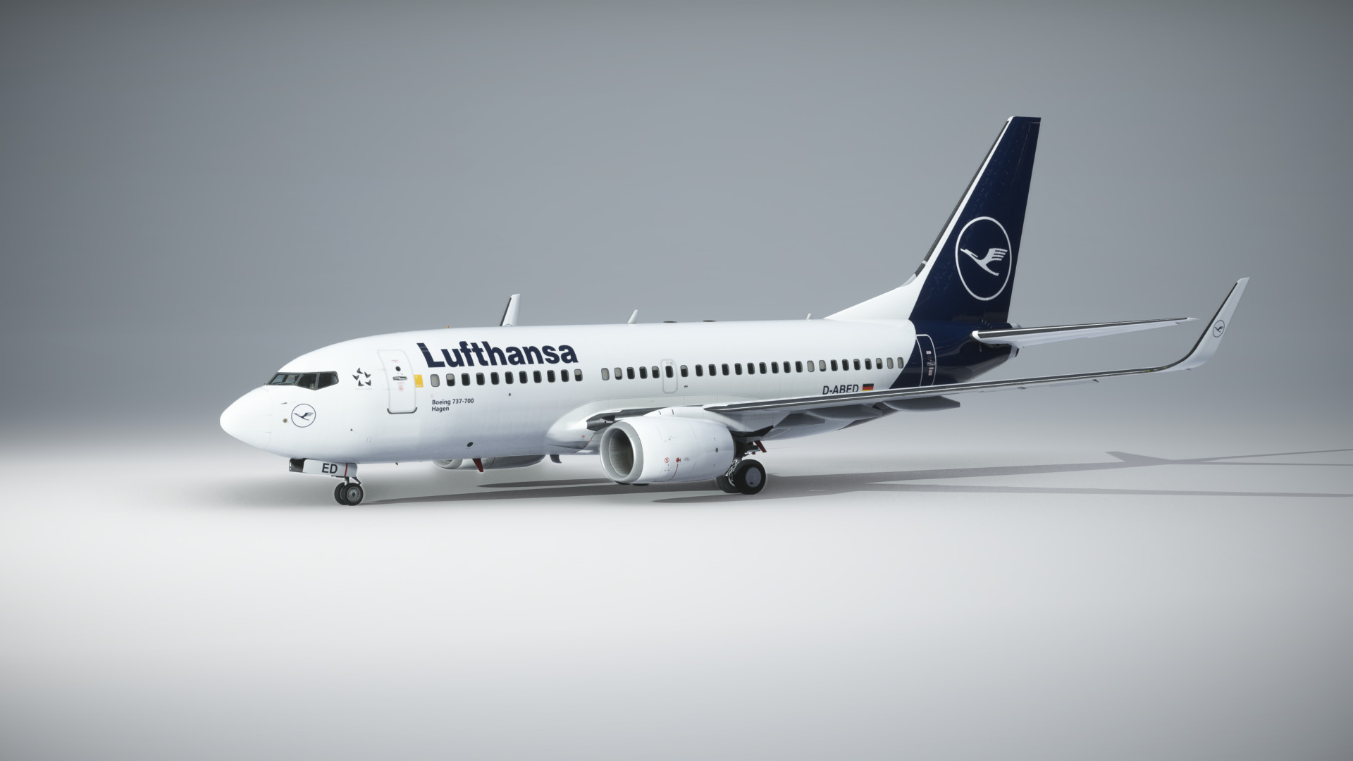 PMDG B737-700 BW Lufthansa D-ABED - Image 1