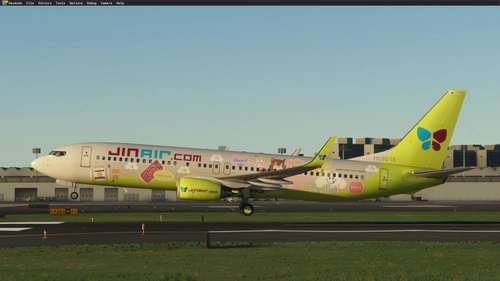 [PMDG B737-800] 8K JIN AIR X KNOTTED SPECIAL LIVERY