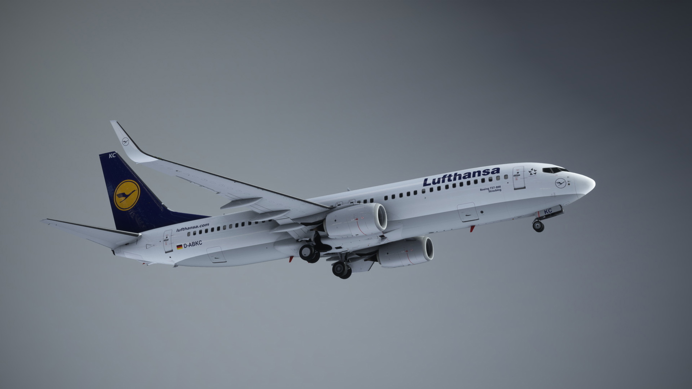 PMDG B737-800 BW Lufthansa D-ABKC のために Microsoft Flight 