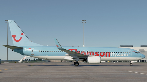 PMDG B737-800BW - Thomsonfly.com G-FDZB (2008)