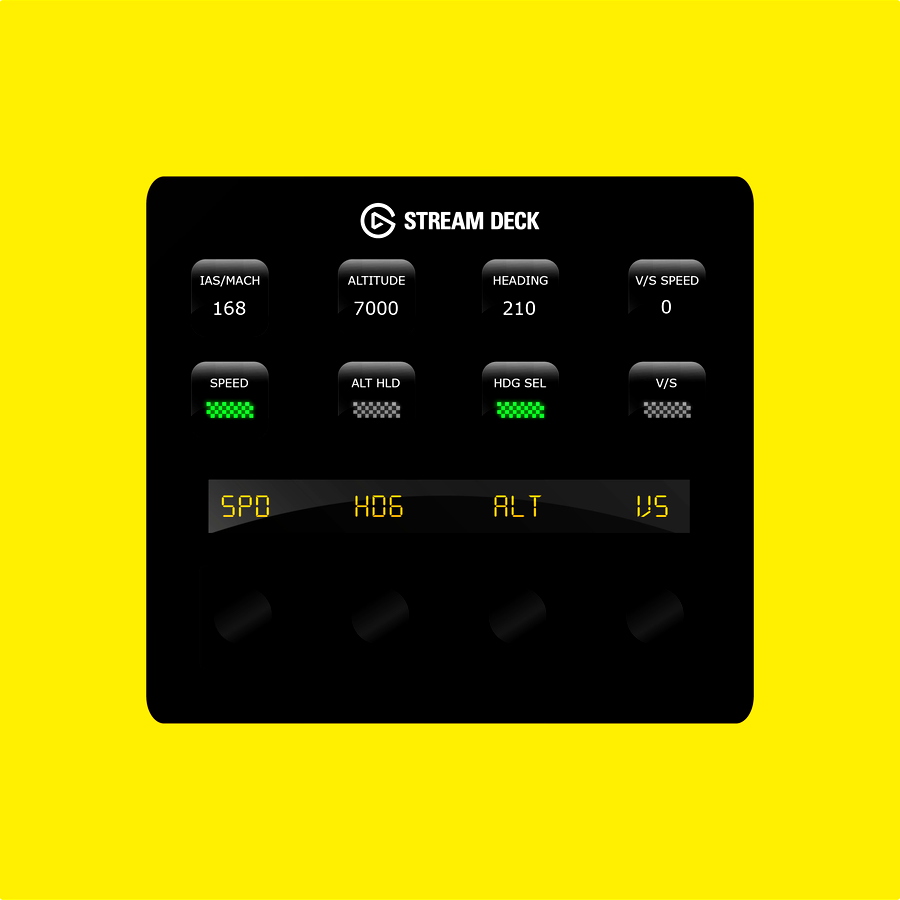 Flight Panels PMDG Boeing 737 Stream Deck + Autopilot Panel for MSFS