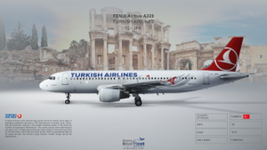 Project Real Fleet by fOrZaONDER - Turkish Airlines TC-JPR (8K) Livery with Cabin, Fenix Airbus A320 thumbnail 2