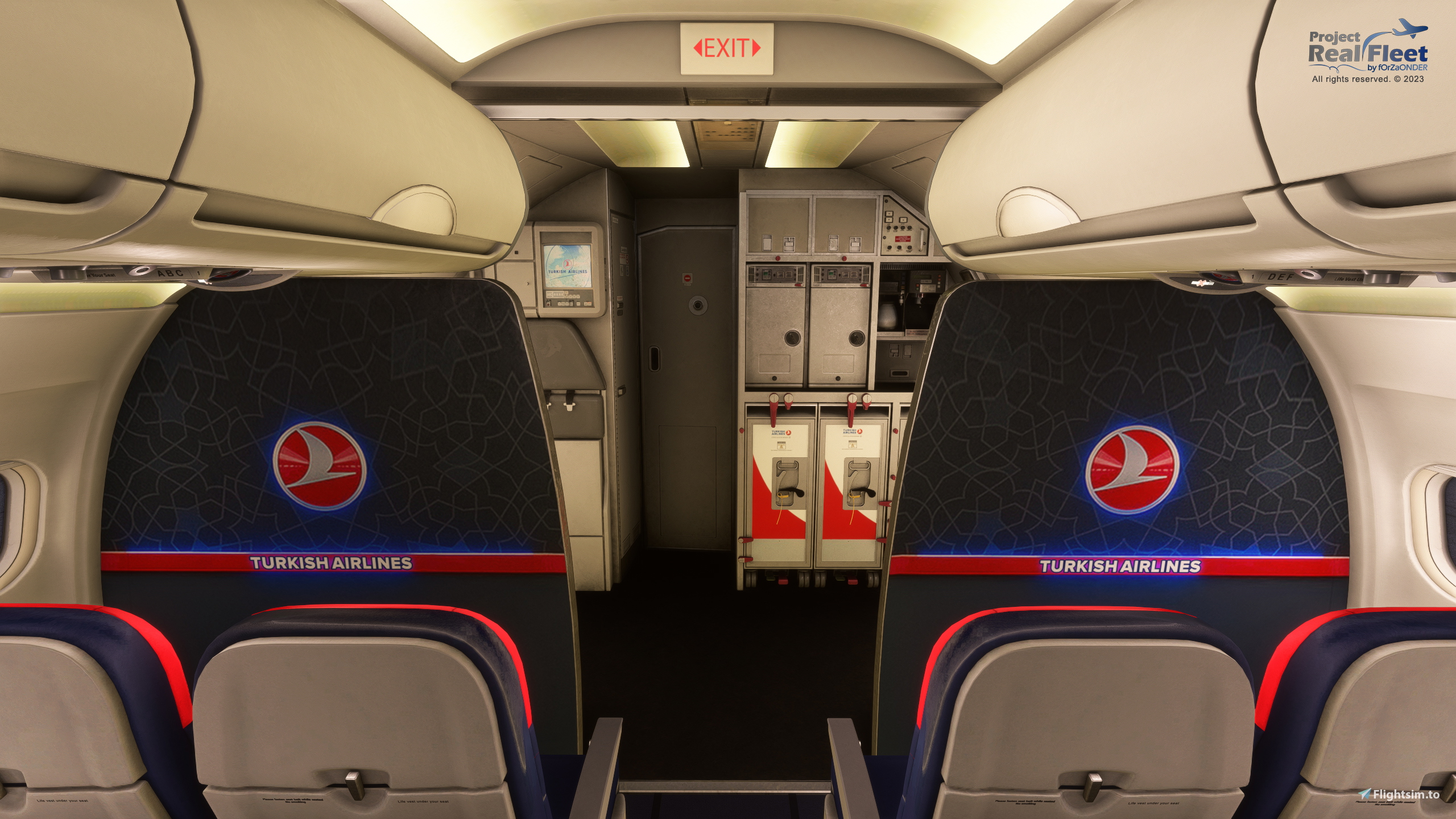 Project Real Fleet by fOrZaONDER - Turkish Airlines TC-JPR (8K) Livery with Cabin, Fenix Airbus A320 - Image 1