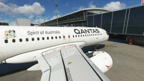 Qantas- "Bluey" livery