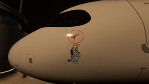 Qantas- "Bluey" livery thumbnail 3