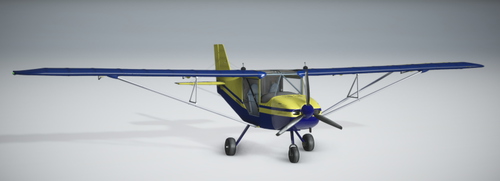 Rans S-6S Yellow Blue
