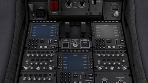 Realistic font mod for default Boeing 787-10 thumbnail 3