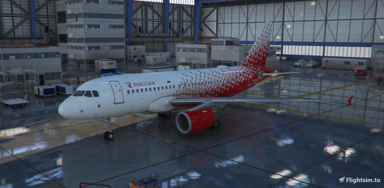 Rossiya A319 Livery - Image 1