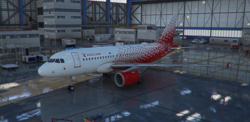 Rossiya A319 Livery