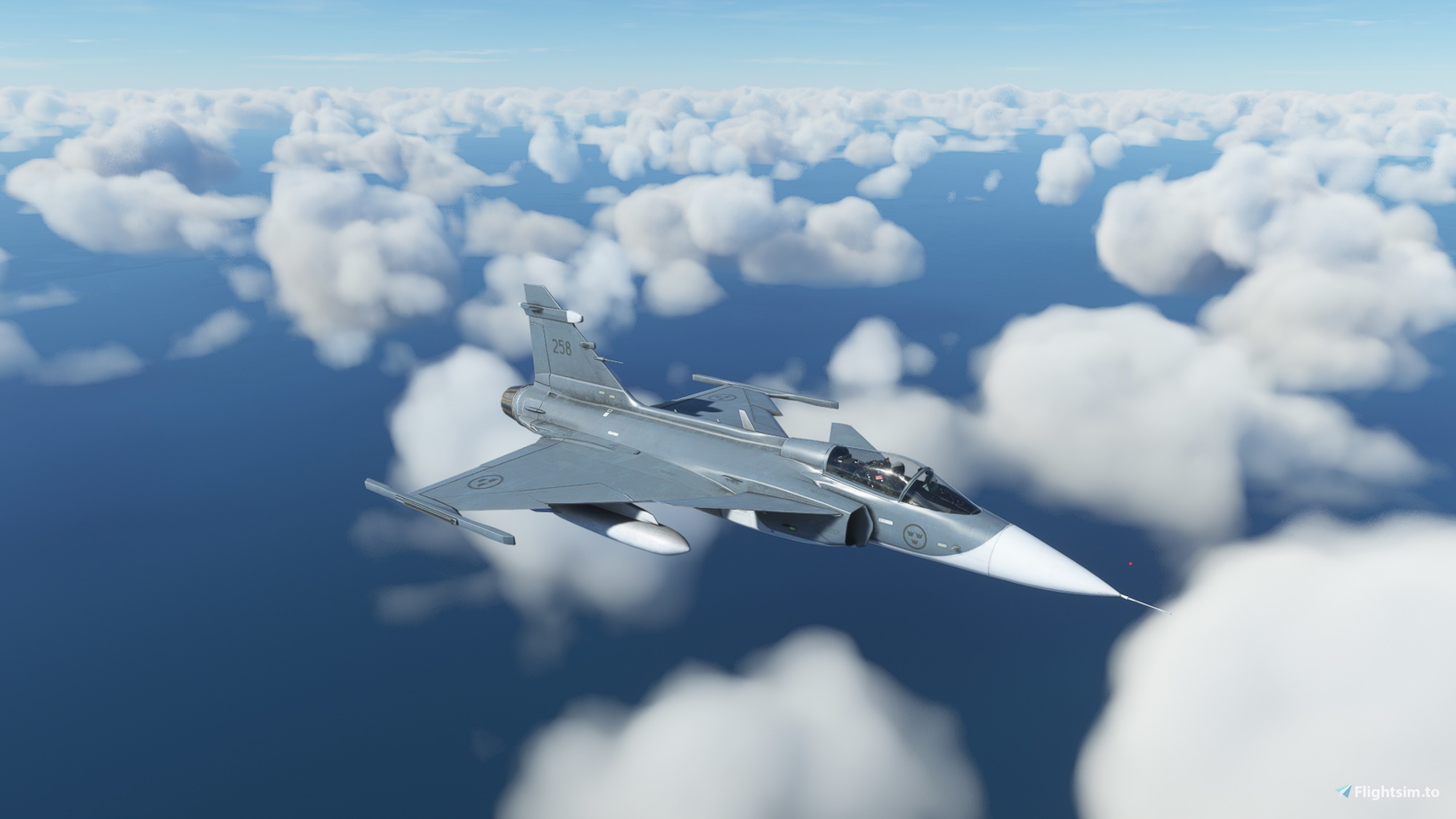 Saab JAS 39C Gripen Swedish Air Force 39258 - Image 1
