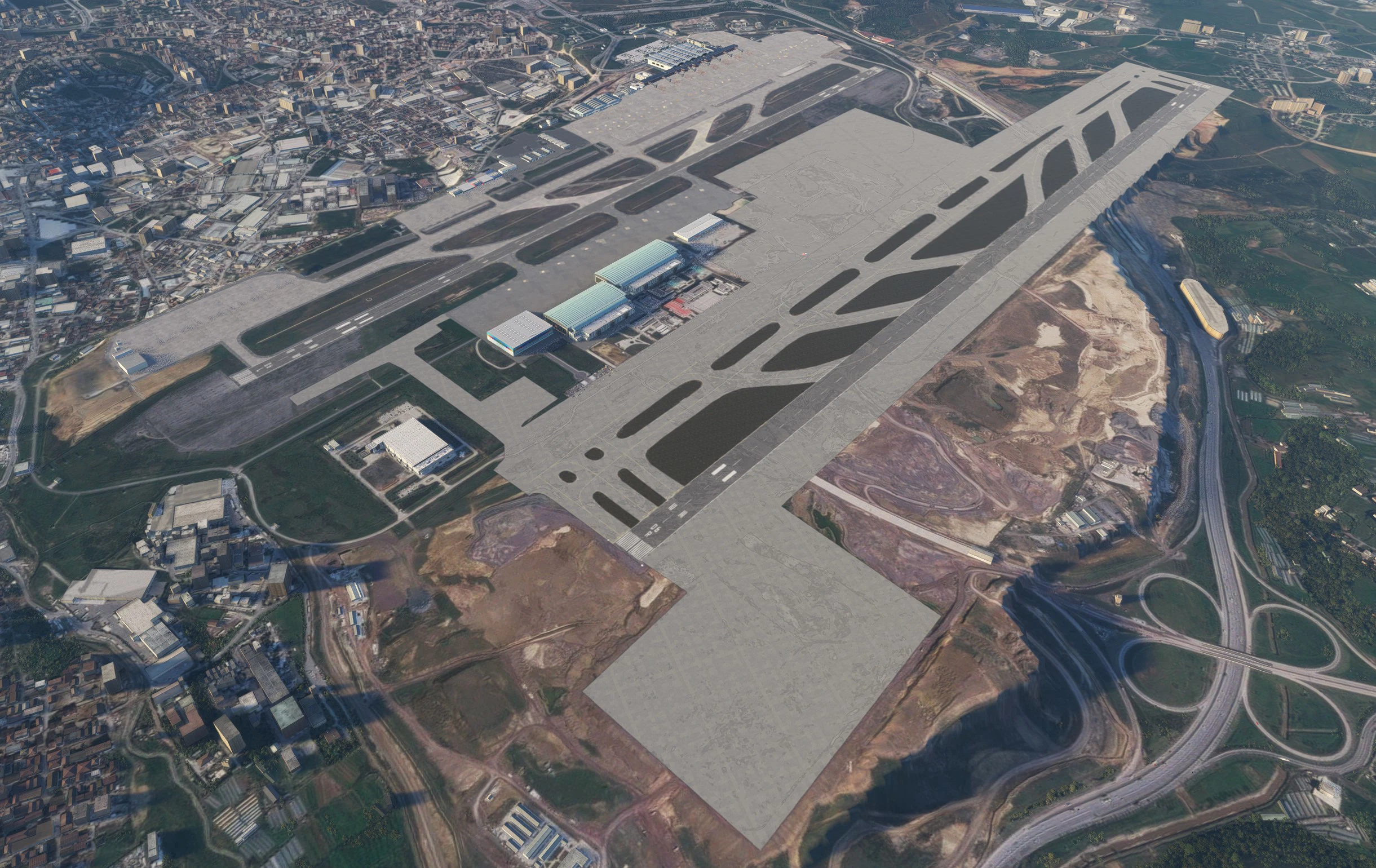 Sabiha Gökçen - LTJF - Istanbul - Turkey (with the new runway) - Image 2