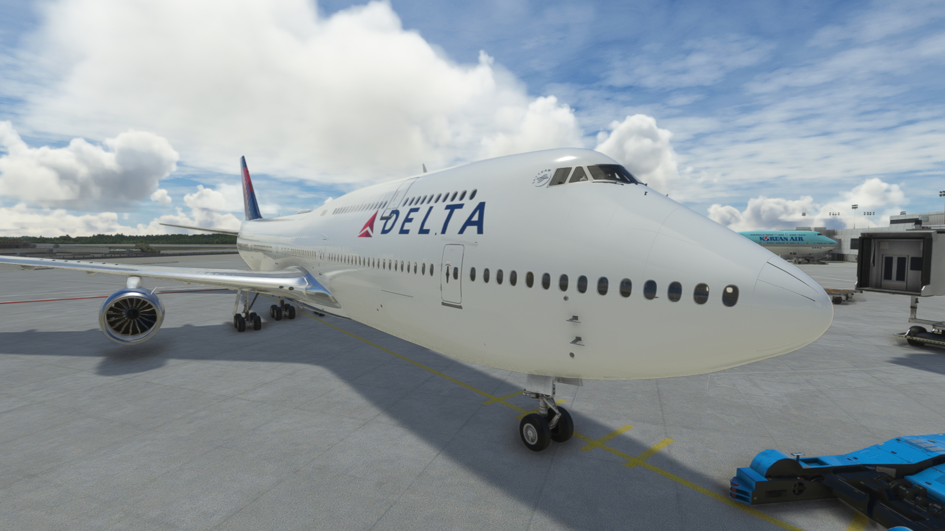 Salty Boeing 747-8 Delta Airlines - Image 1