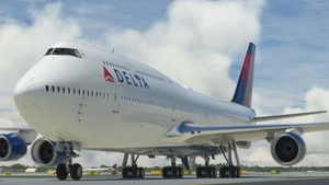 Salty Boeing 747-8 Delta Airlines thumbnail 10