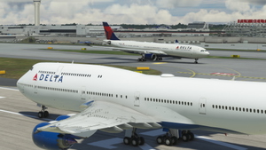Salty Boeing 747-8 Delta Airlines thumbnail 14