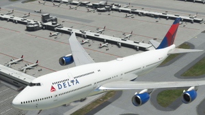 Salty Boeing 747-8 Delta Airlines thumbnail 15