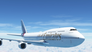 [DISCONTINUED] - Salty Boeing 747-8 Emirates New Livery thumbnail 1