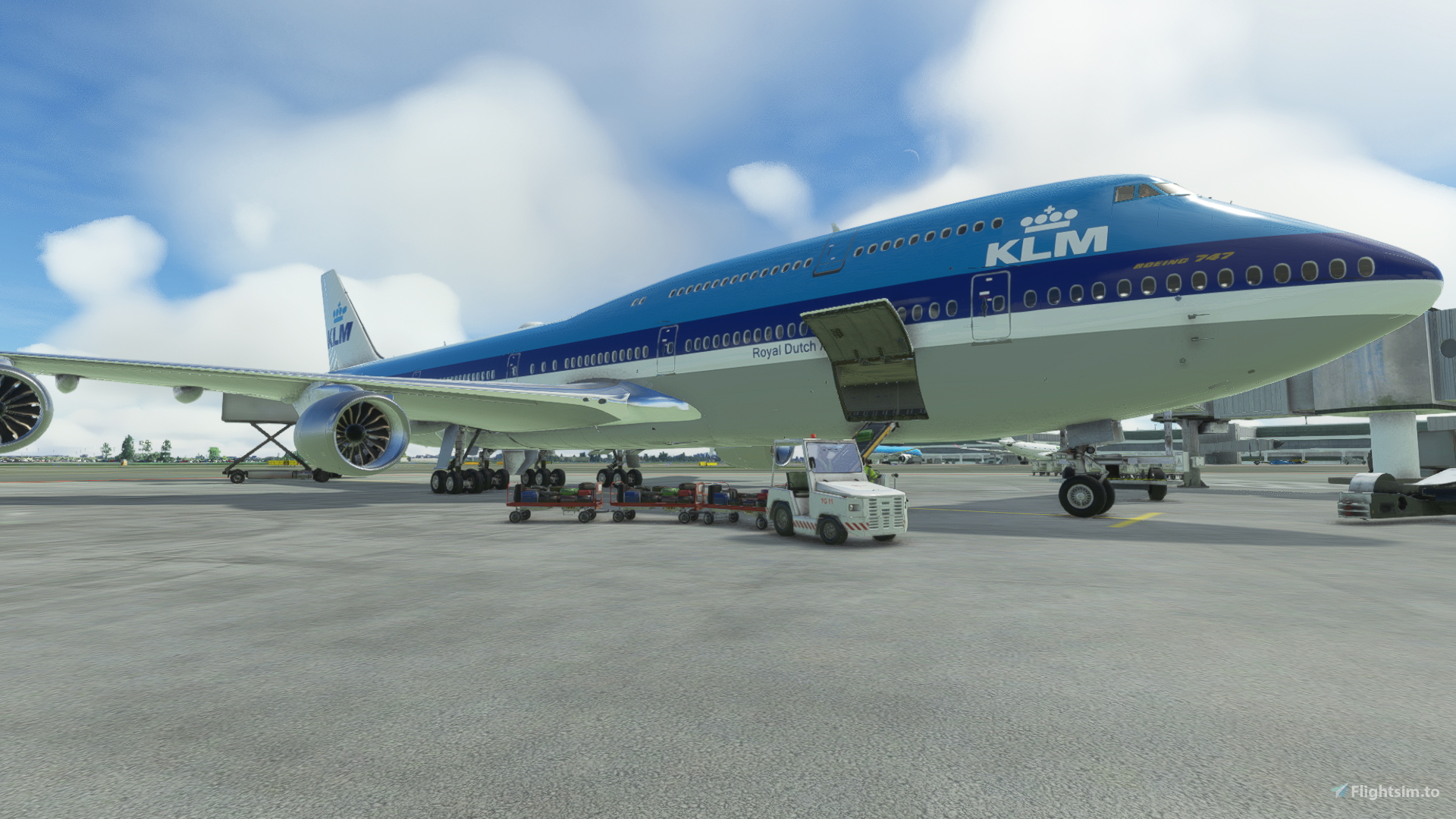 Salty Boeing 747-8 KLM 1970 - Image 1
