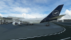 Salty Boeing 747-8 Lufthansa D-ABYA thumbnail 3