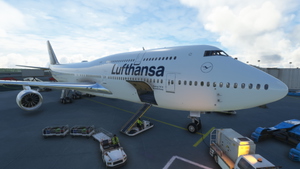 Salty Boeing 747-8 Lufthansa D-ABYA thumbnail 1