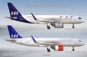 [A32NX] Scandinavian Airlines 8K Beyond Ultra thumbnail 1