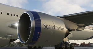 SAS / Scandinavian Airlines CaptainSim 777-300ER thumbnail 4