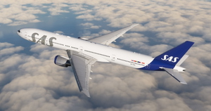 SAS / Scandinavian Airlines CaptainSim 777-300ER thumbnail 9