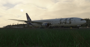 SAS / Scandinavian Airlines CaptainSim 777-300ER thumbnail 7