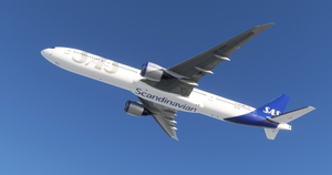 SAS / Scandinavian Airlines CaptainSim 777-300ER thumbnail 10