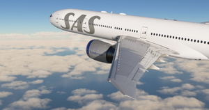SAS / Scandinavian Airlines CaptainSim 777-300ER thumbnail 11