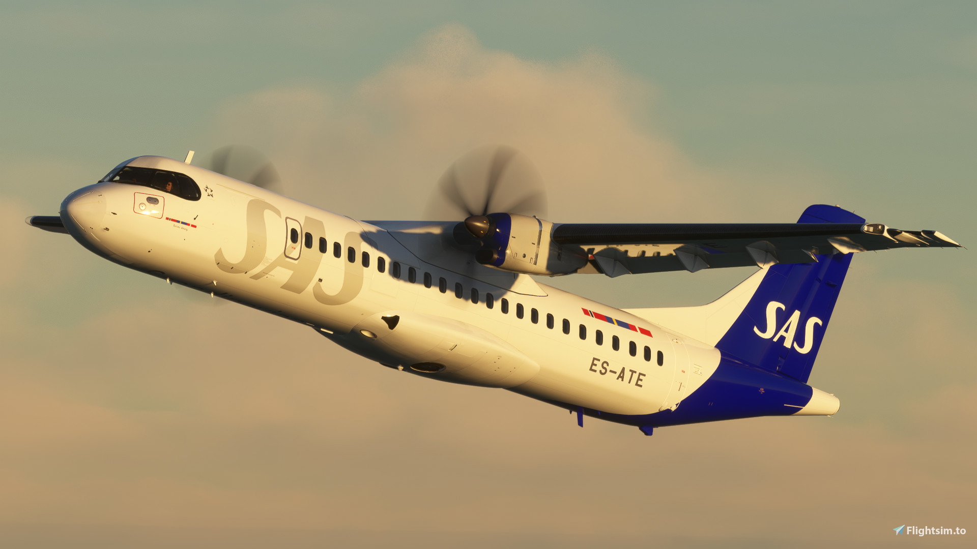 Scandinavian Airlines (xFly) | ES-ATE | Asobo ATR 72-600 - Image 1
