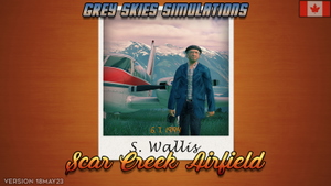 Scar Creek Airfield, British Columbia BC, Canada (CBA7) + Plummer Hut thumbnail 12