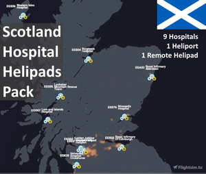 Scotland Hospital Helipads Pack thumbnail 1